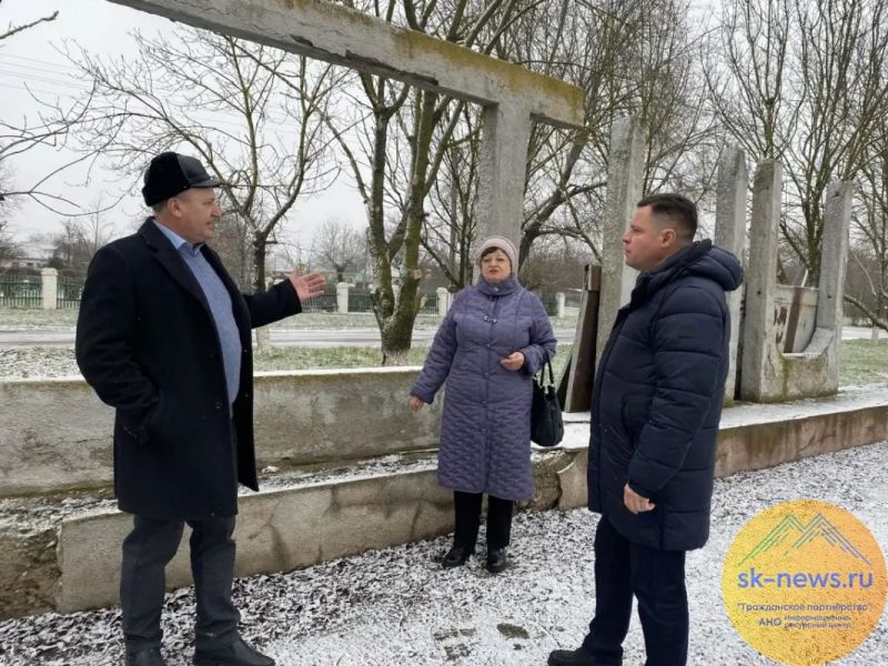 В центре села Правокумского до 1 июня появится стела Памяти