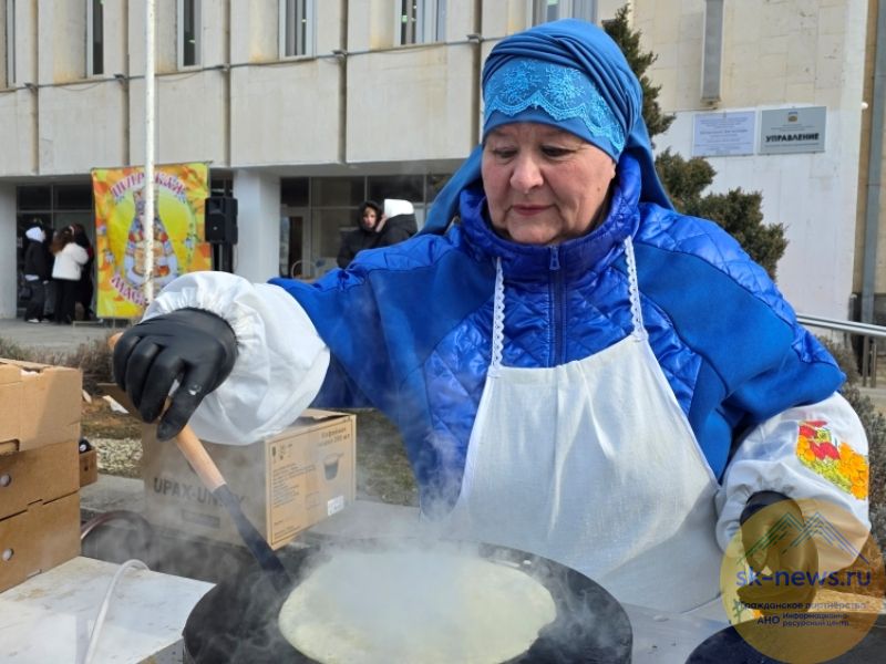 В Предгорье празднованием Масленицы поддержали фронт, а петуха подарили лидеру конкурса