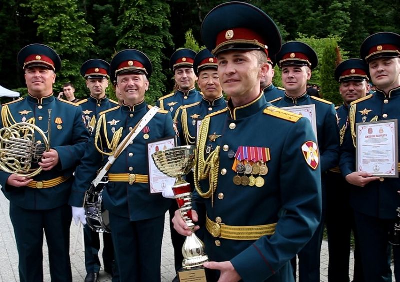 Всероссийский фестиваль военных оркестров Росгвардии на Кавминводах завершился награждением в Железноводске