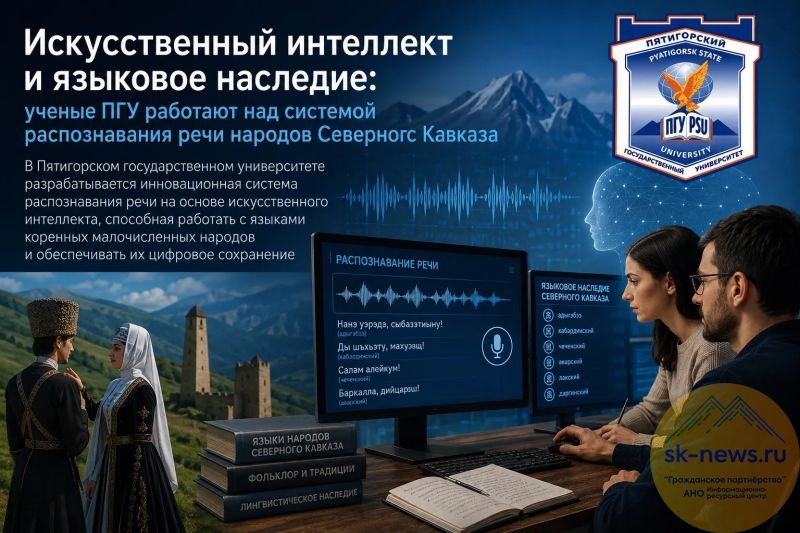 Ученые Пятигорского университета научат искусственный интеллект понимать кабардино-черкесский и балкарский языки